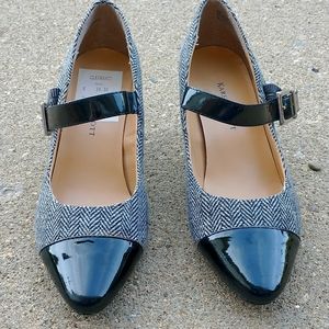Women's Karen Scott dress shoes 8 black and ehite